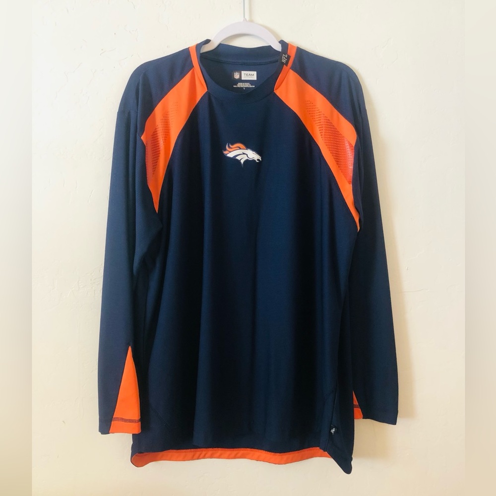 FINAL! DENVER BRONCOS NFL TEAM APPAREL LONG SLEEVE SHIRT UNISEX